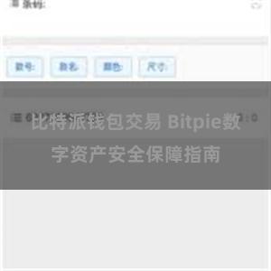 比特派钱包交易 Bitpie数字资产安全保障指南