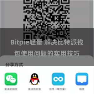 Bitpie轻量 解决比特派钱包使用问题的实用技巧