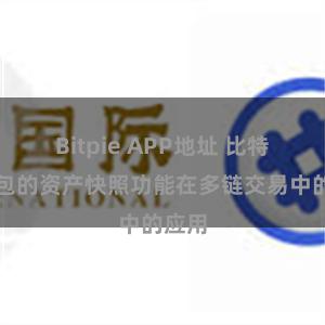 Bitpie APP地址 比特派钱包的资产快照功能在多链交易中的应用