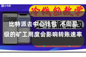   比特派去中心钱包  不同品级的矿工用度会影响转账速率