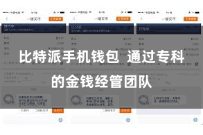 比特派手机钱包  通过专科的金钱经管团队